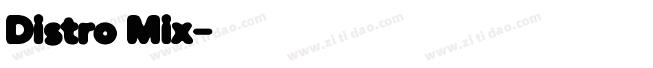 Distro Mix字体转换